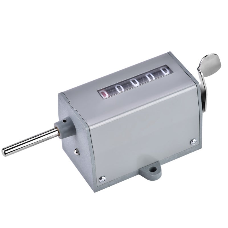 5-Digit Resettable Mechanical Revolution Counter - Humanization Design Rotary Counter for Cable Length Recording, Machinery Revolving Measurement - Image 1