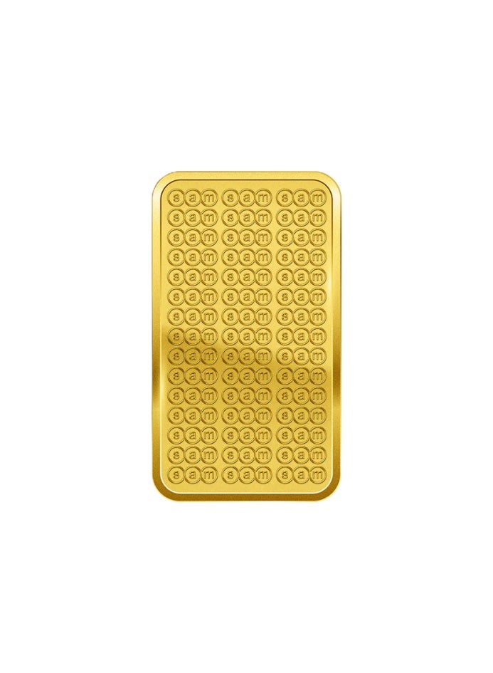 سام سبيكة ذهب 50 جرام، درجة نقاء الذهب 999.9 - 50 جرام - Image 2