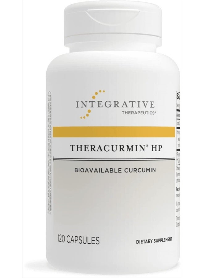Integrative Therapeutics ثيراكورمين HP - مكمل الكركم والكركمين عالي الامتصاص - 27x أكثر توافر حيوي - تخفيف الانزعاج الطفيف بسبب الاستخدام المفرط العرضي* - نباتي - 120 كبسولة - Image 1