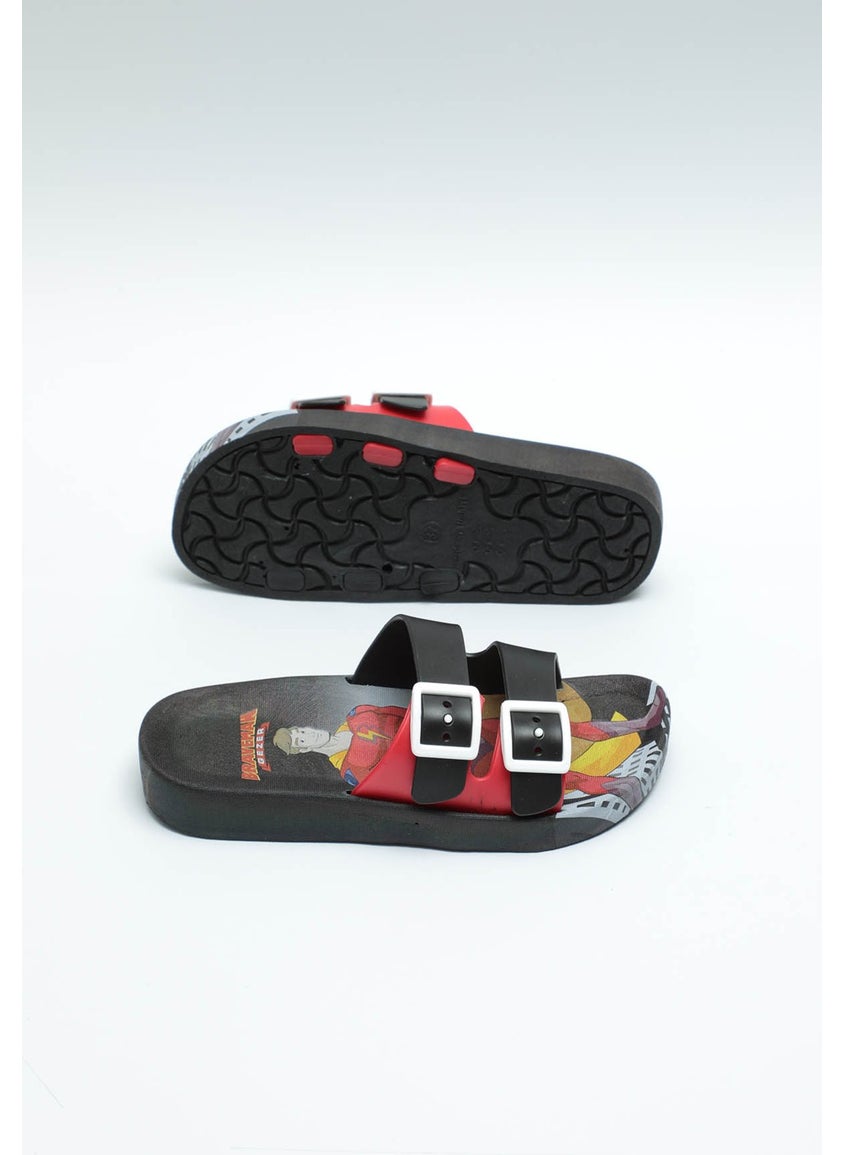 Gezer - Summer Braveman Non-Slip Sole Two Buckle Boys' Slippers - Image 1