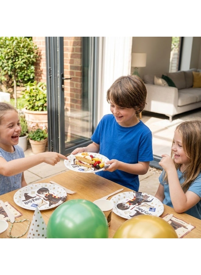 Ciao Harry Potter Compostable Paper Plates 18 cm – Pack of 8 Eco-Friendly Party Plates for Kids Birthdays & Wizard-Themed Events - Image 2