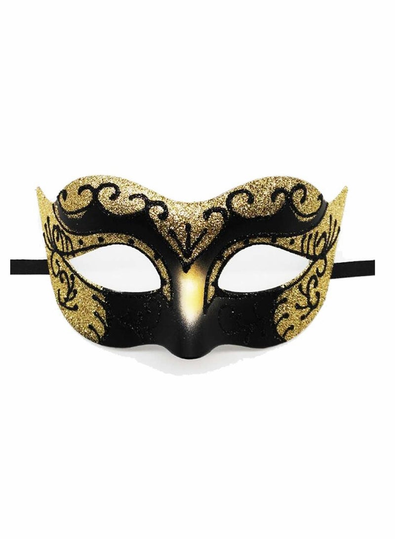 2 Piece Couples Masquerade Mask Set Costume Accessory - Image 2
