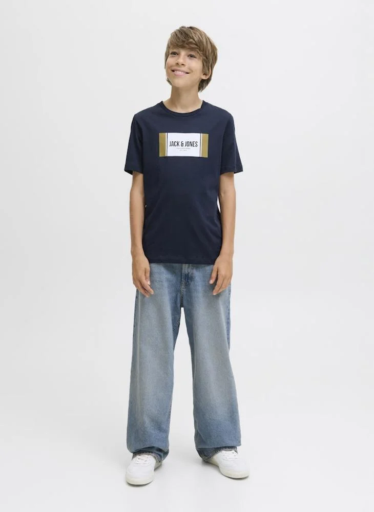Jack & Jones Junior Kids Jjhayato Crew Neck T-Shirt