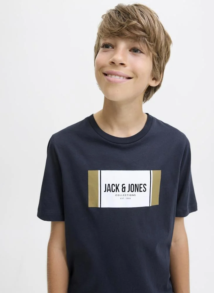Jack & Jones Junior Kids Jjhayato Crew Neck T-Shirt