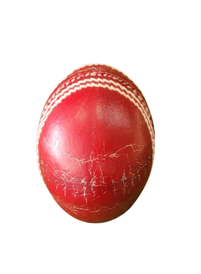 PUREFORCE Leather Cricket Ball | Hand-Stitched Professional Grade | Durable for Test, ODI, T20 & Practice Matches | Swing & Seam Optimized | Premium Shine & Consistent Bounce, Red - Image 4