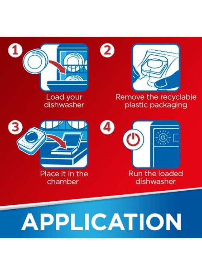 Pril All In1 Extra Dishwasher Tabs, 28 Tabs (492.8g) - Image 4