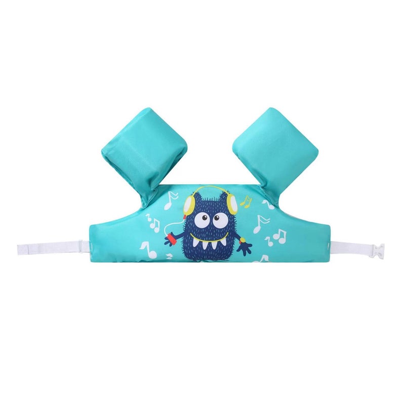 Children's Swimming Vest 30-50lb Hydrofoil Float Inflatable Safety Swimming Aid Jumpers Swimming Armband Float Swimming Armband For Pool/Beach/Training - Image 1