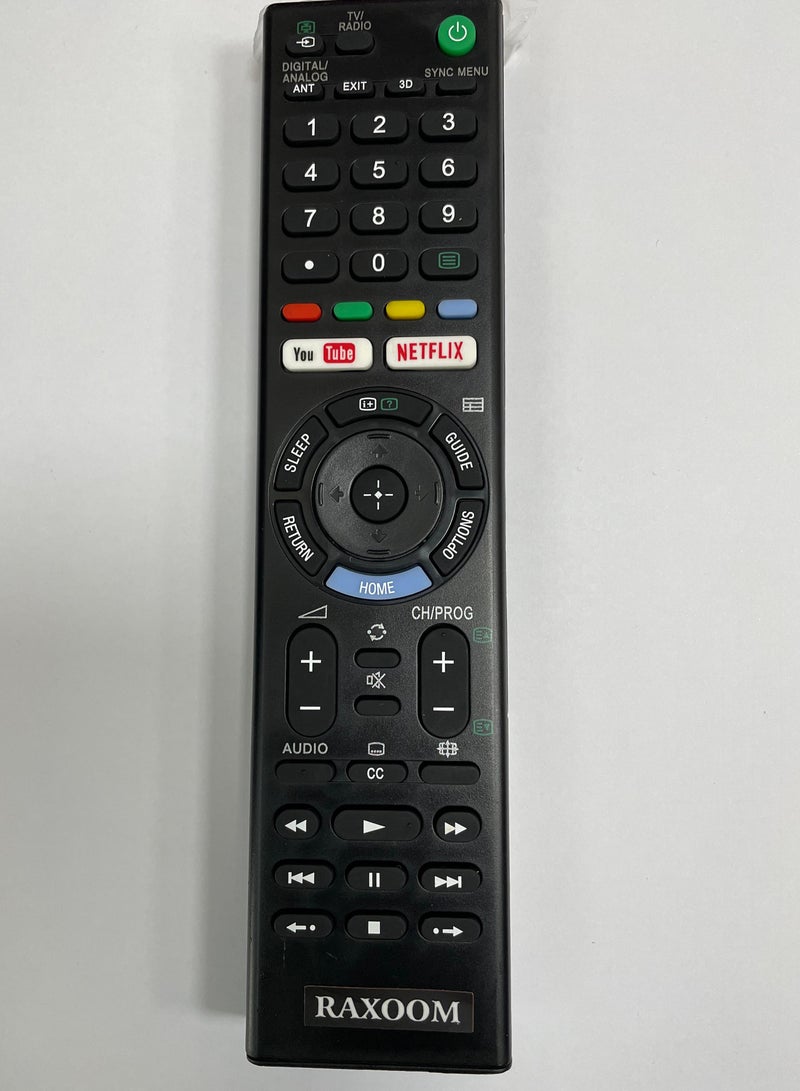 Raxoom Rmt-Tx100U Universal Remote Control For Sony-Tv-Remote For All Sony Bravia Lcd Led Hd Smart Tvs With Netflix Buttons - Image 2