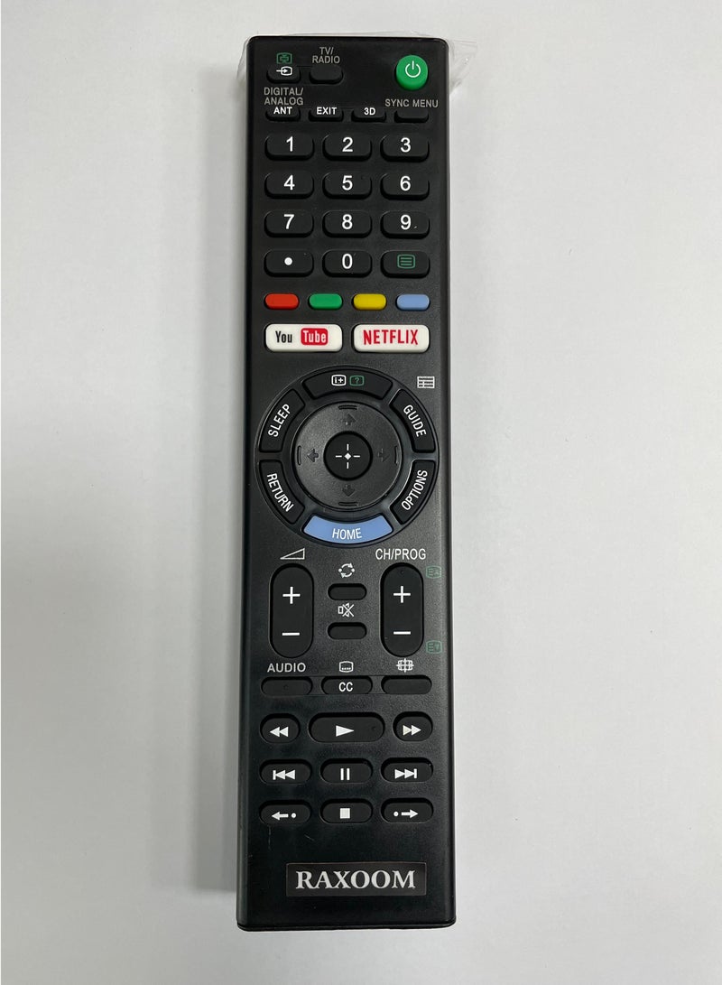 Raxoom Rmt-Tx100U Universal Remote Control For Sony-Tv-Remote For All Sony Bravia Lcd Led Hd Smart Tvs With Netflix Buttons - Image 3