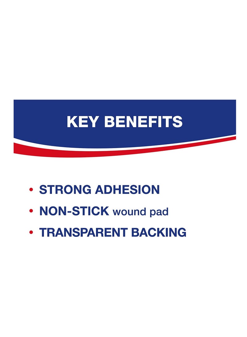 هانزابلاست شرائط لاصقة قوية شفافة 20 شريط - Image 3