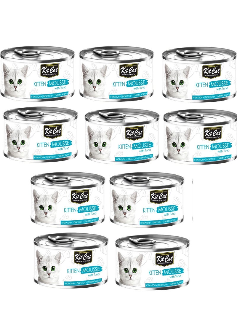 10Pc Kitten Mousse with Tuna Kittens Wet Food 80g - pzsku/Z7C2ECFD5688D39CA92AEZ/45/_/1671539815/0d1bd7bd-4167-44d9-8acd-01f5805bdeca