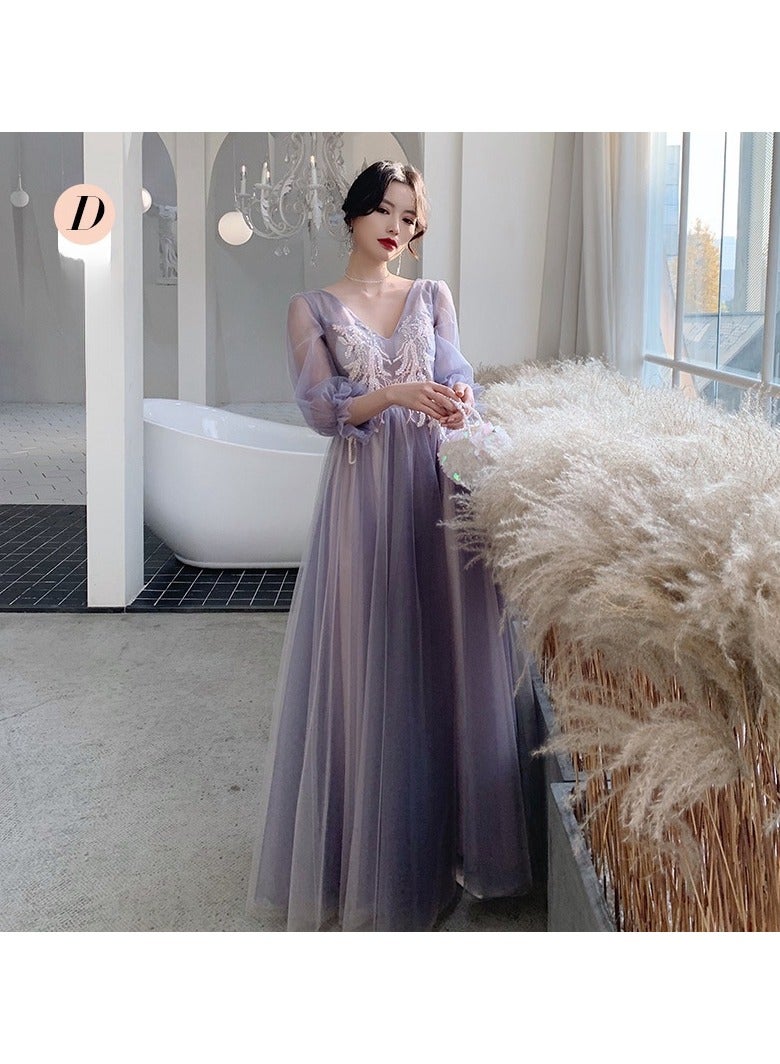 KUYING New Fashionable and Elegant Bridesmaid Dress - Image 1