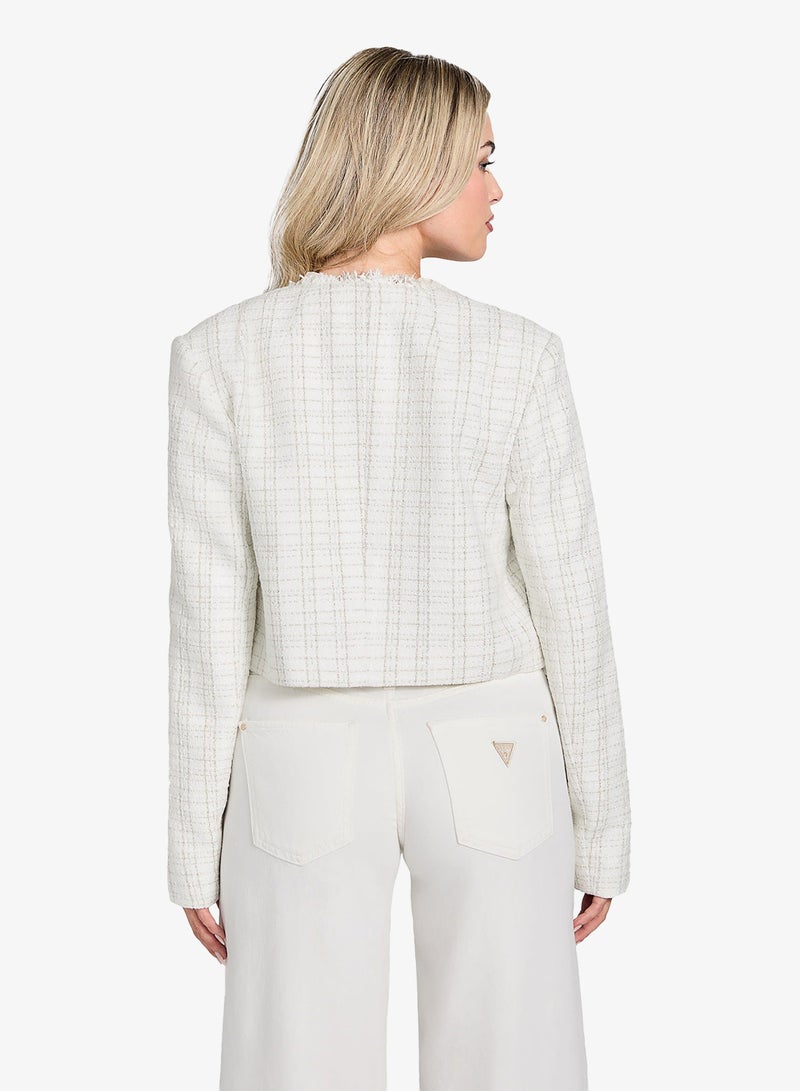 GUESS Sandra Tweed Buttoned Cardigans - Image 2