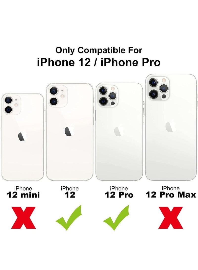 ELTRAZONE iPhone 12 Pro Clear Magnetic Cover | MagSafe Compatible | Hybrid Protective Clear Hard Back Case | Shockproof Silicone Frame | Transparent Case - Image 2