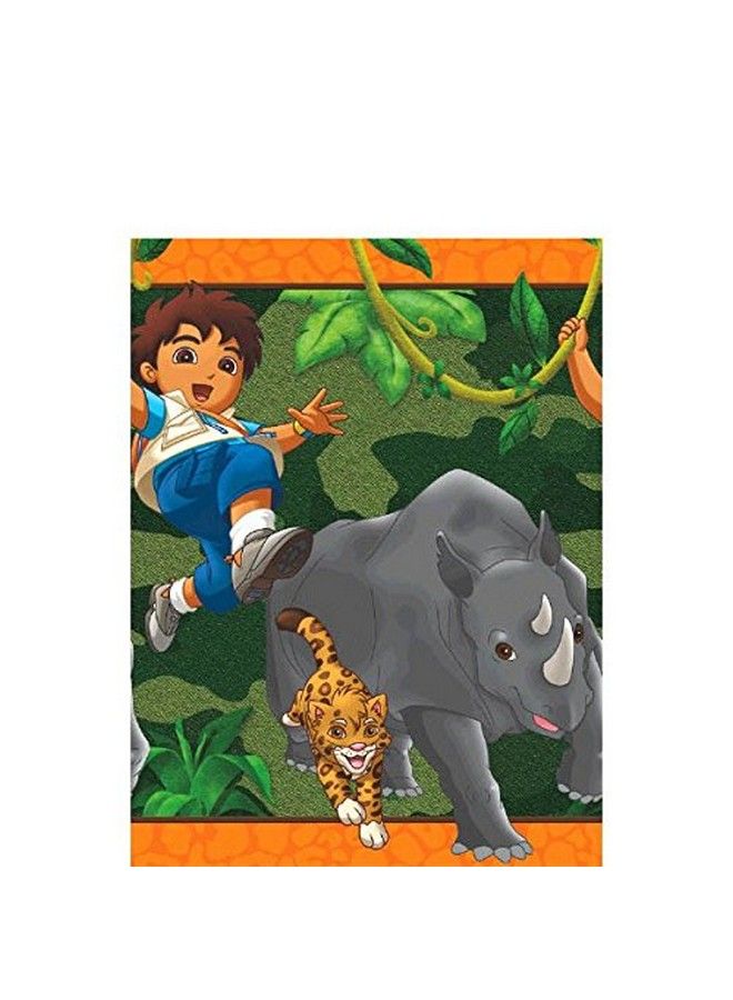 Amscan Diego Biggest Rescue Party Table Cover Tableware Plastic 54" X 96" Party Supplies - Image 1