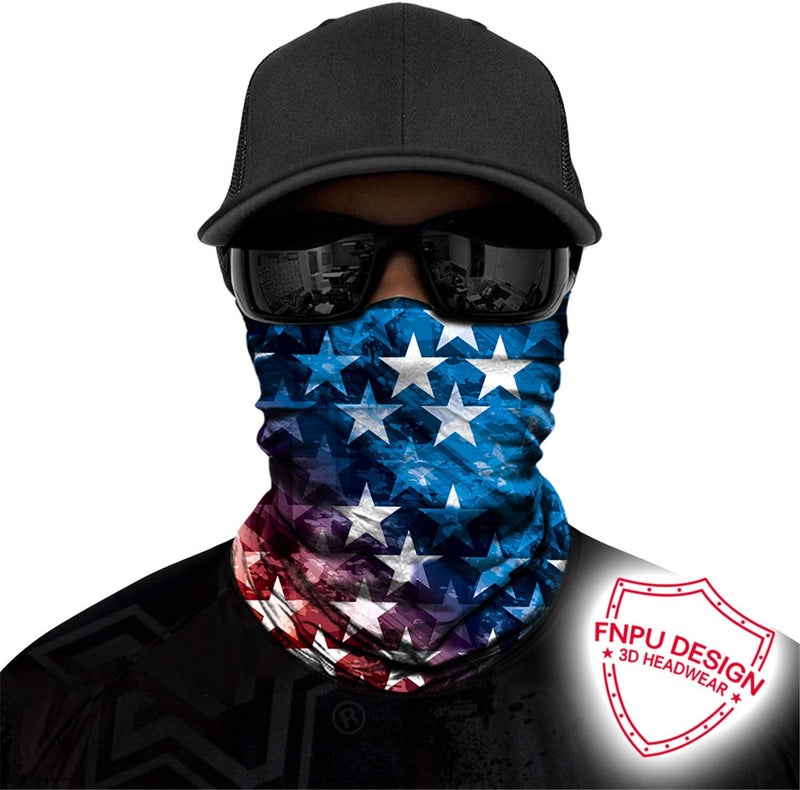 TERNNK Neck Gaiter Shield Scarf Bandana Face Mask Seamless UV Protection for Motorcycle Cycling Riding Running Headbands - Image 2