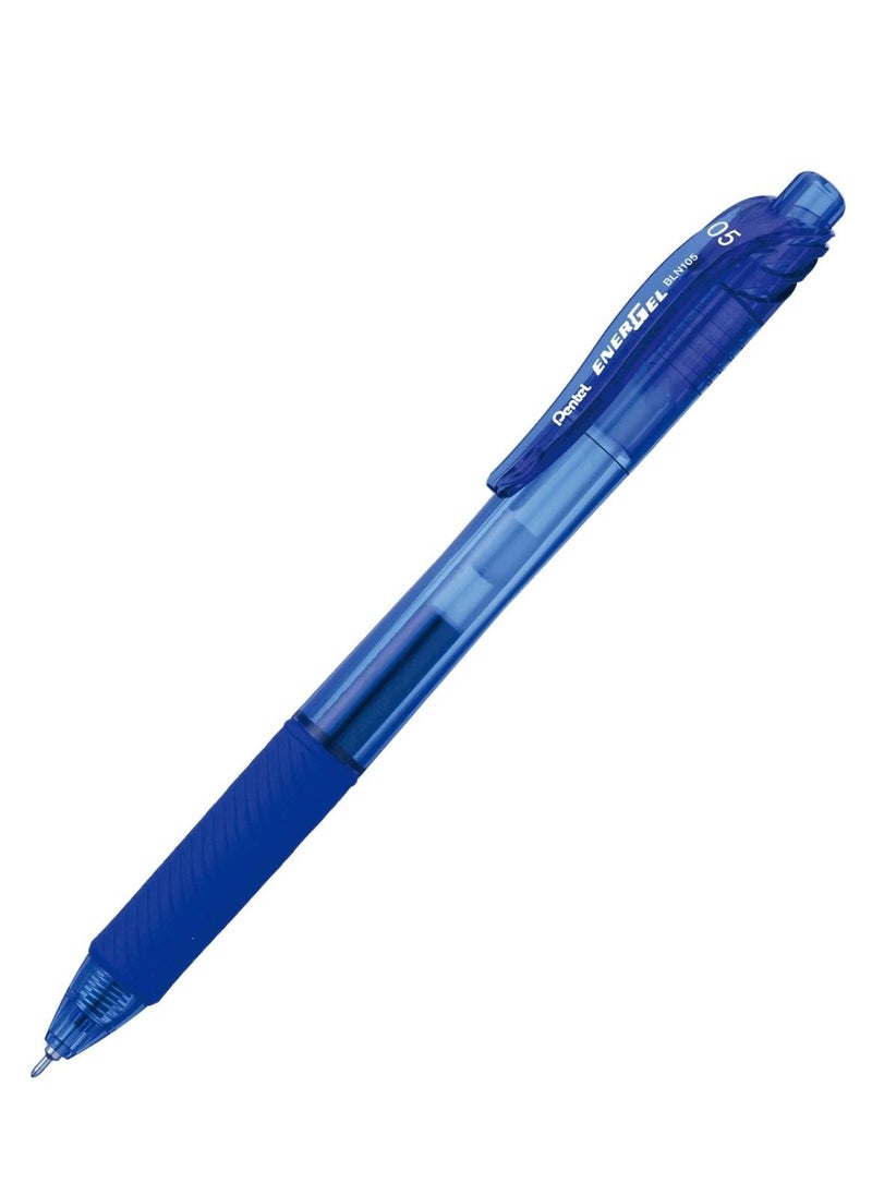 Pentel - 4-Piece Energel Gel Ink Pen 0.5mm Tip Blue Ink - Image 1