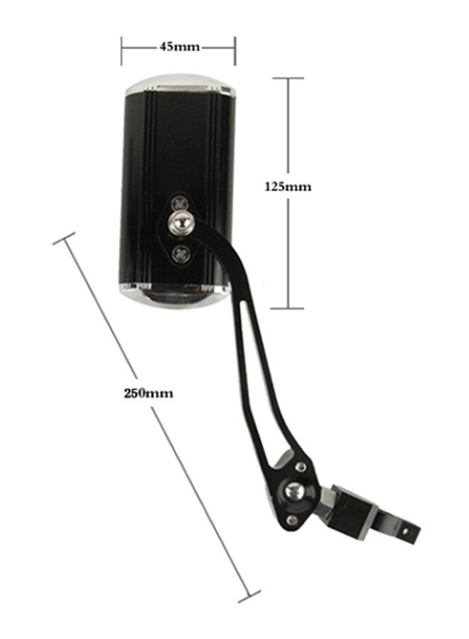 NIBEMINENT Aluminum Alloy Mountain Bike Handlebar Rearview Mirror 20.5x8.7x5.4cm  - Image 2