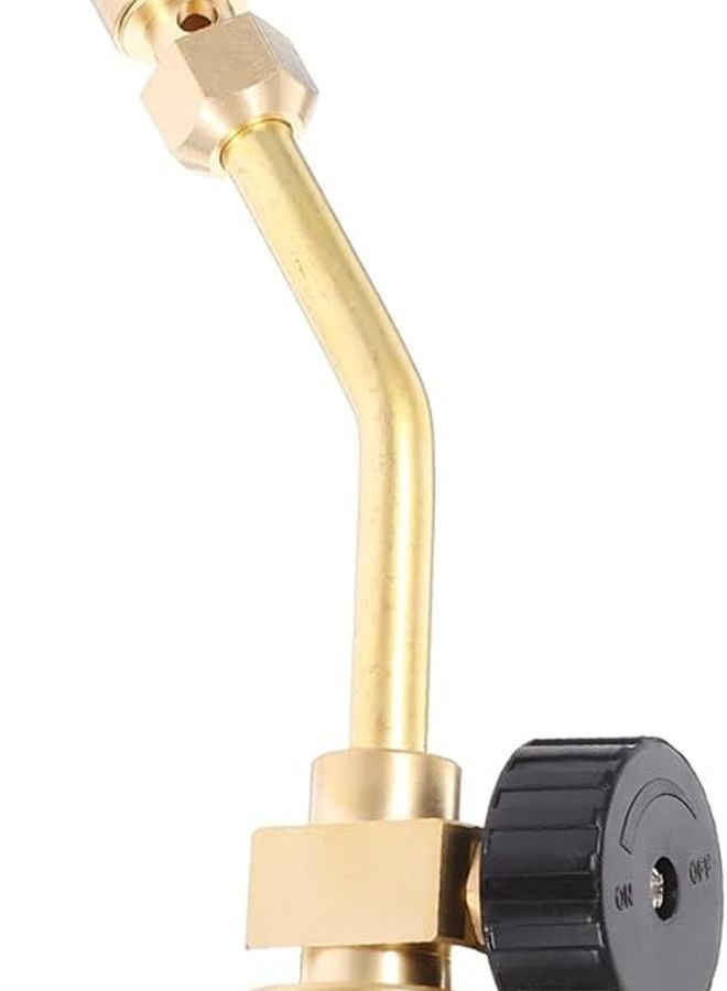 Brass Propane Torch Head with Flame Control for Soldering Brazing and Thawing - Image 1
