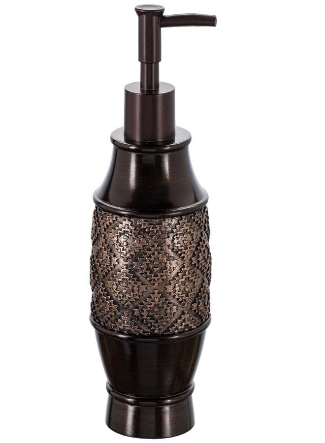 Creative Scents Dublin Brown Bathroom Accessories Set Complete - 4 Pc. Bathroom Sets Accessories, Luxury Bathroom Accessory Set - Soap Dispenser, Soap Dish, Tumbler & Toothbrush Holder Set - Image 3