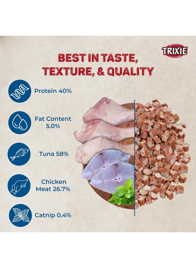 Trixie Combo of Premio Trainer Snack Mini Fish Nuggets, 50 G and Kittos Cat Treats, Sunfish & Chicken Twirls, Rich Protein Low Fat - Suitable and Breeds of Cats - Image 4