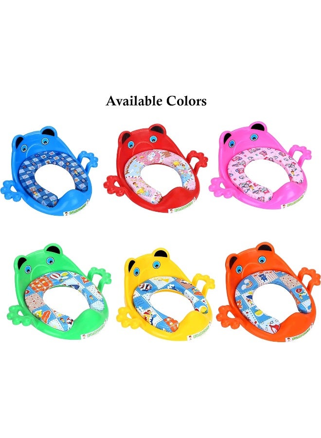 Flipzon Premium Baby Cushioned Potty Seat with Easy Grip Handles and Comfortable seat (Yellow) - Image 5