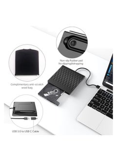 General External DVD drive, portable CD burner, disc reader, USB 3.0 Type-C, DVD ROM burner, optical drive, RW player, burner  - Image 2