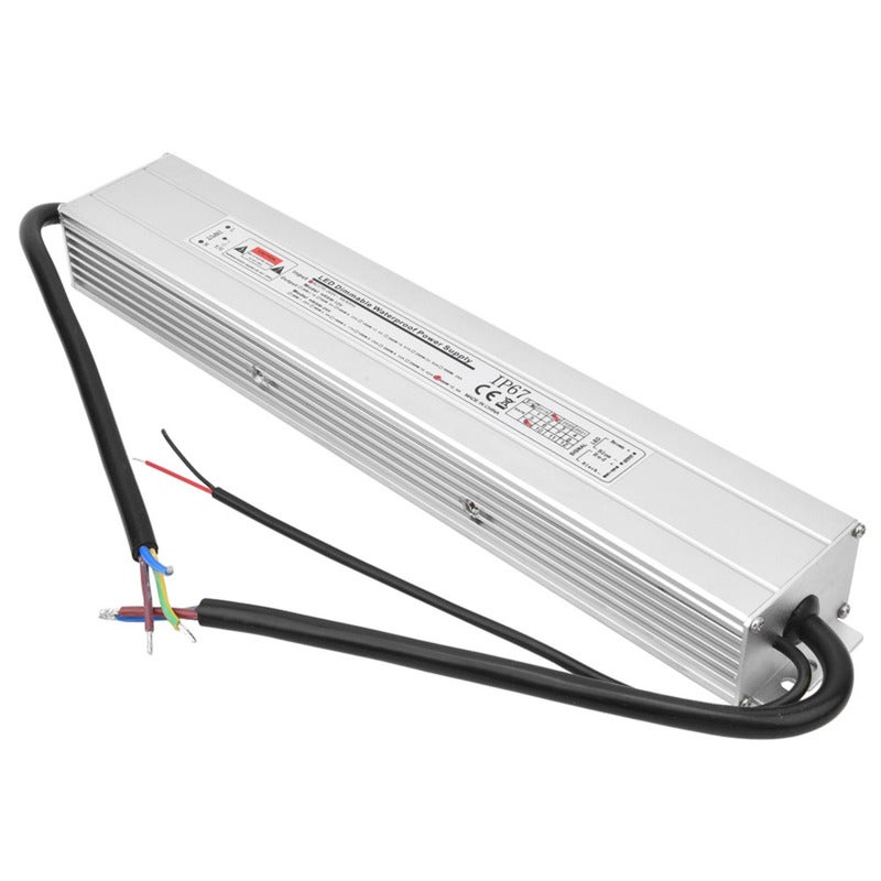 Dimmable LED Driver IP67 300W 24V 12.5A 2-in-1 0-10V SCR Dimming Power Supply - All Copper Transformer Waterproof for LED Strip Lights - Image 2