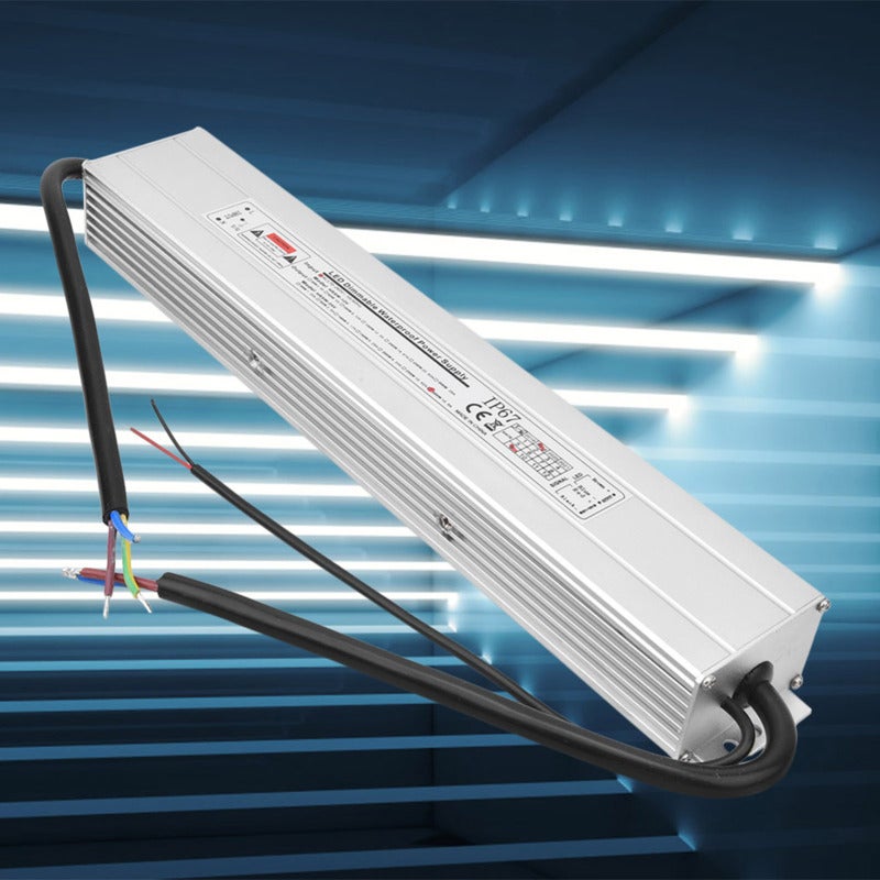 Dimmable LED Driver IP67 300W 24V 12.5A 2-in-1 0-10V SCR Dimming Power Supply - All Copper Transformer Waterproof for LED Strip Lights - Image 5