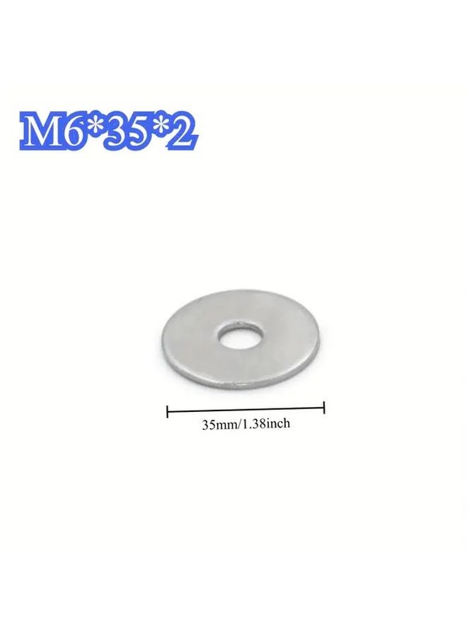 M6 Flat Washers 35mm A2 Stainless Steel Pack of 20 Heavy Duty Automotive Fasteners - Image 4
