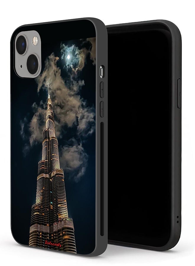 Tolwak Apple iPhone 13 Protective Case Burj Khalifa In Night - Image 1