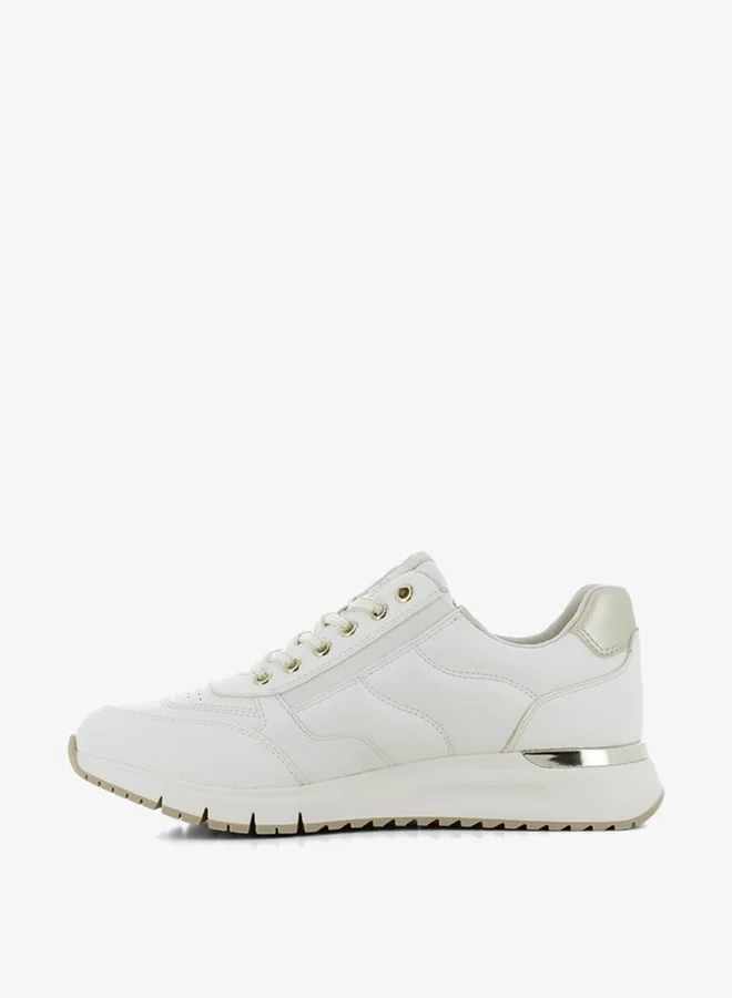 SJ Women's Panelled Sports Shoes with Zip Closure