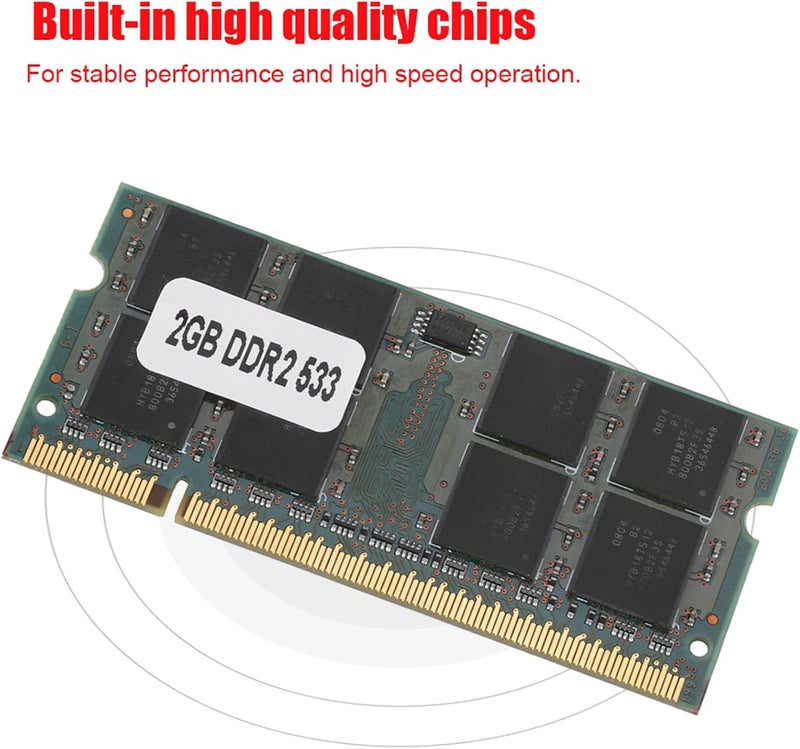 2GB DDR2 RAM 533MHz 200 - Pin Laptop Memory, PC2-4200 DDR2 Module for Motherboards, High - Speed Dedicated Memory Upgrade with 1.8V Low Power Consumption - Image 3