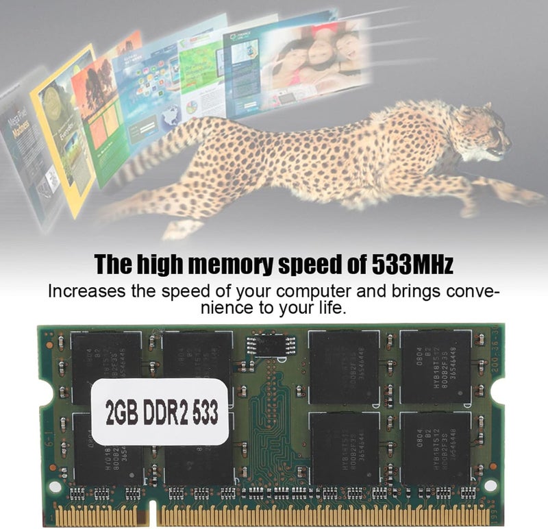 2GB DDR2 RAM 533MHz 200 - Pin Laptop Memory, PC2-4200 DDR2 Module for Motherboards, High - Speed Dedicated Memory Upgrade with 1.8V Low Power Consumption - Image 4