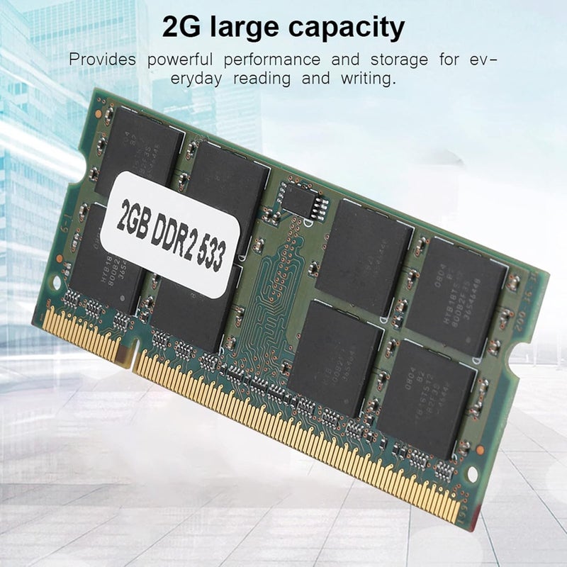 2GB DDR2 RAM 533MHz 200 - Pin Laptop Memory, PC2-4200 DDR2 Module for Motherboards, High - Speed Dedicated Memory Upgrade with 1.8V Low Power Consumption - Image 2