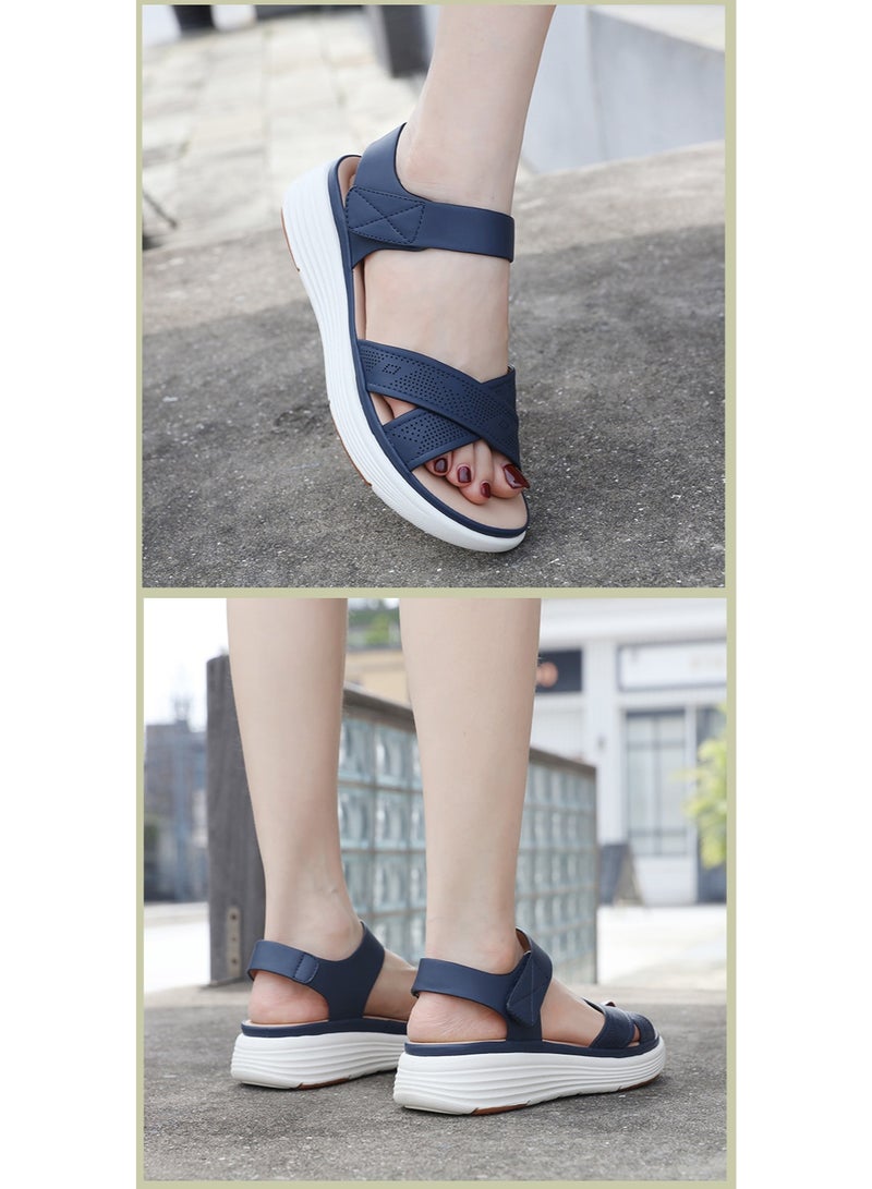 NIBEMINENT Women Sandals Summer Fashion Women Casual  Non-slip Comfortable Footwear Shoes for Women  - Image 2