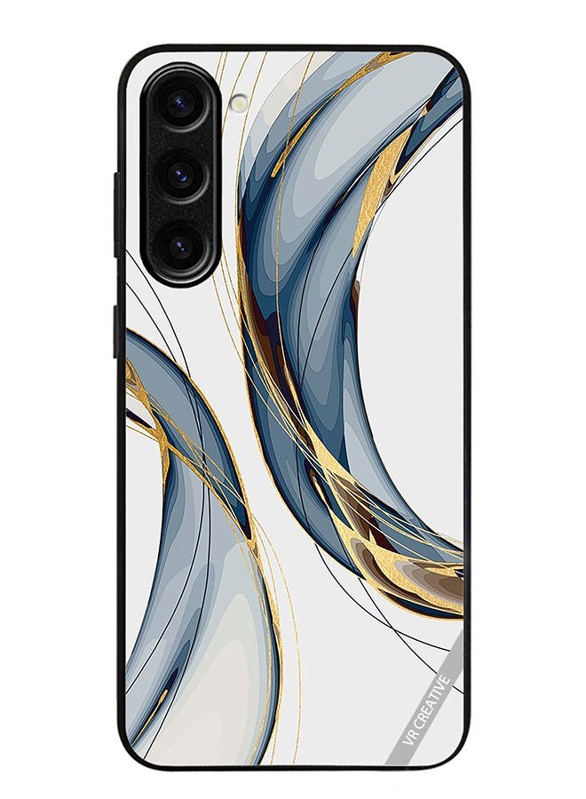 VR CREATIVE Protective Case Cover For Samsung Galaxy S23 Plus Digital Art Layers Design Multicolour - Image 1