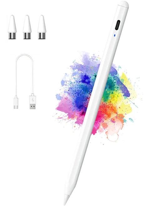 Magnetic Rechargeable Stylus Pen for Touch Screens – Ultra-Fine Tip, Lightweight, and Precise Control