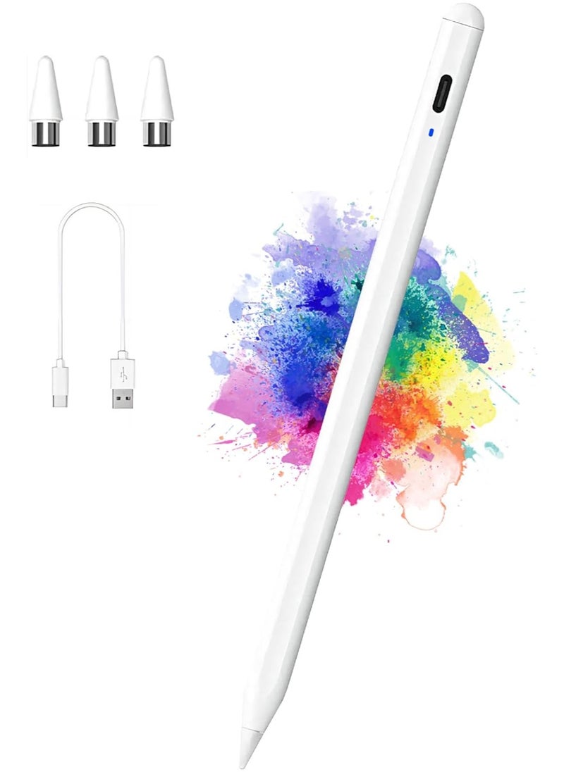 Magnetic Rechargeable Stylus Pen for Touch Screens – Ultra-Fine Tip, Lightweight, and Precise Control