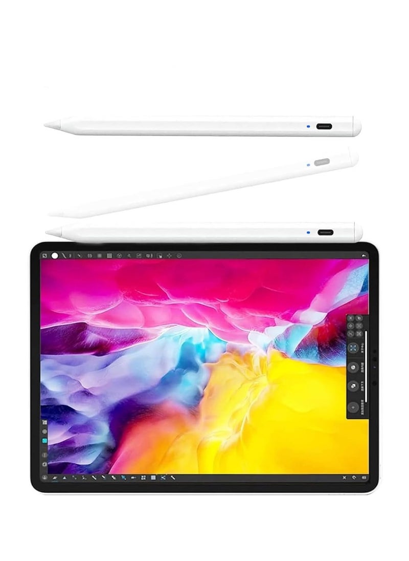 Magnetic Rechargeable Stylus Pen for Touch Screens – Ultra-Fine Tip, Lightweight, and Precise Control