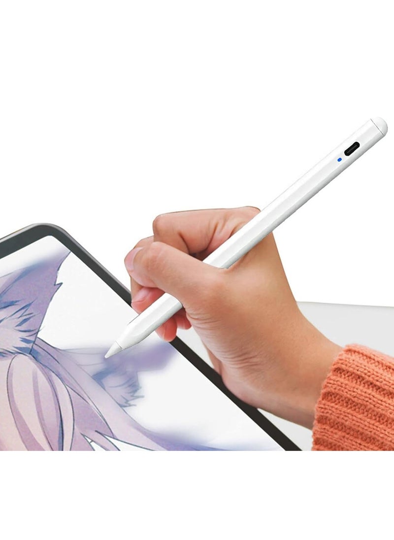 Magnetic Rechargeable Stylus Pen for Touch Screens – Ultra-Fine Tip, Lightweight, and Precise Control