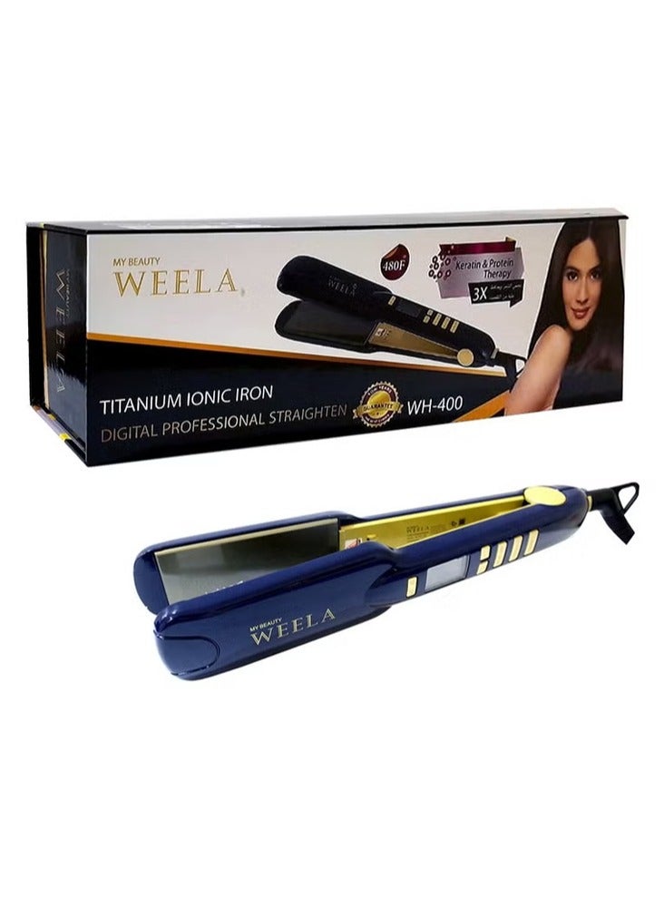 weela Wella WH-400 professional hair straightener ceramic - Image 1