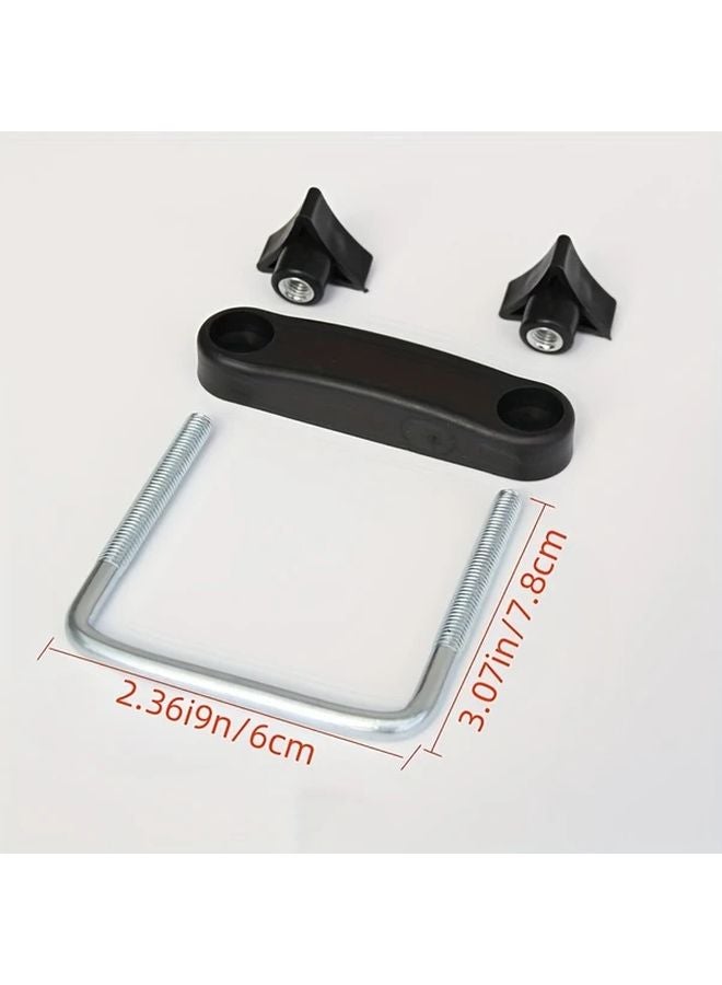 Black U Shaped Car Roof Rack Bracket Clamp Universal Fit For SUV Truck And Car - Image 2