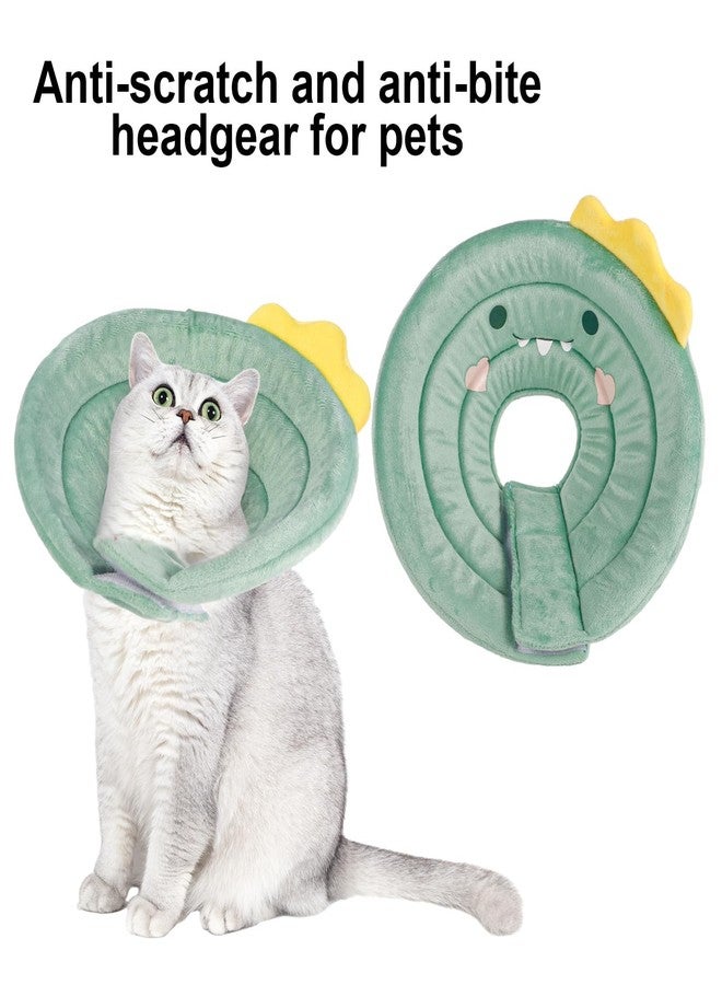 FRIUSATE Cat Cone Collar Soft, Cute Cat Recovery Collar Soft Adjustable Cat Cones to Stop Licking Comfortable Breathable Lightweight Neck Cone for Cats Kittens Pet After Surgery - Image 4