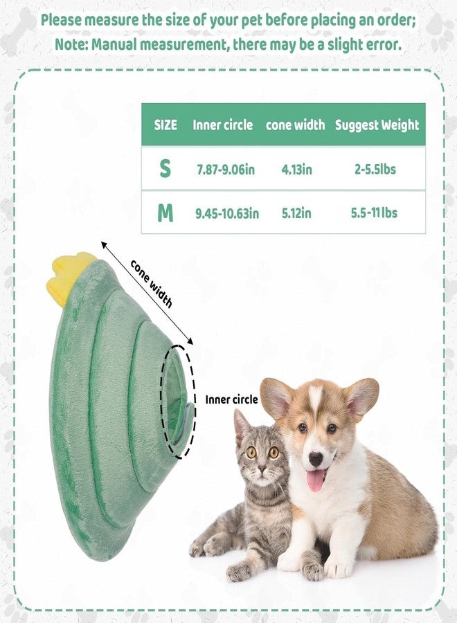 FRIUSATE Cat Cone Collar Soft, Cute Cat Recovery Collar Soft Adjustable Cat Cones to Stop Licking Comfortable Breathable Lightweight Neck Cone for Cats Kittens Pet After Surgery - Image 3