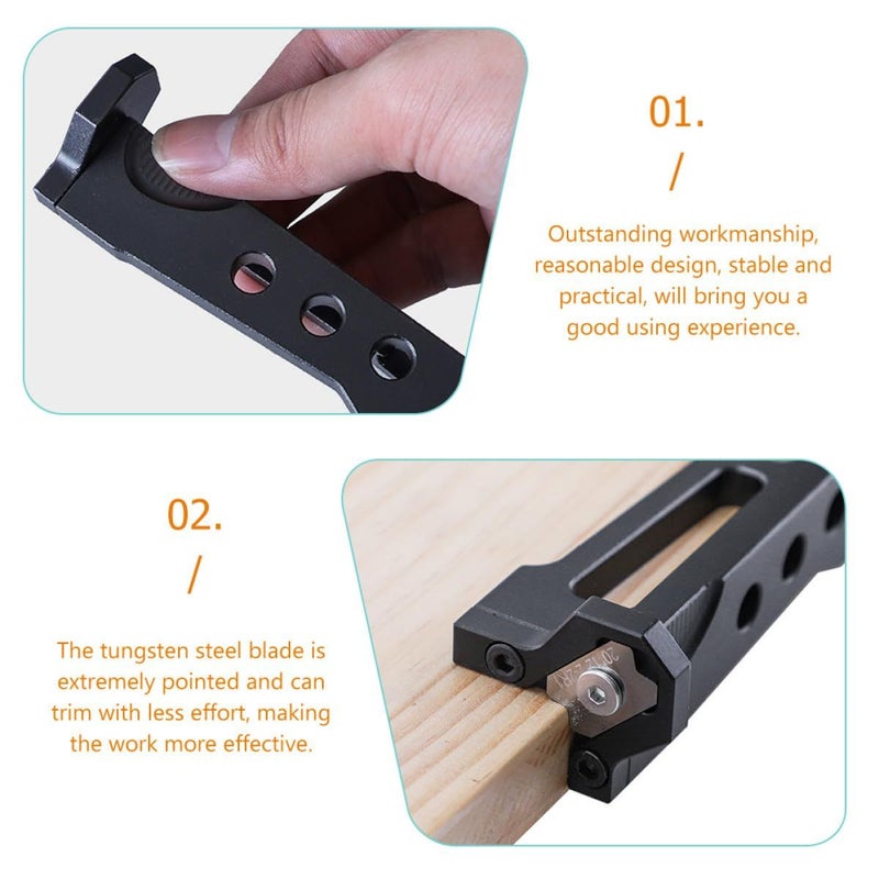 4 Pieces Hand Planer Set Manual Wood Planer For Surface Smoothing Chamfering Ergonomic Handle Woodworking Block Plane Furniture Edge Trimming - Image 3