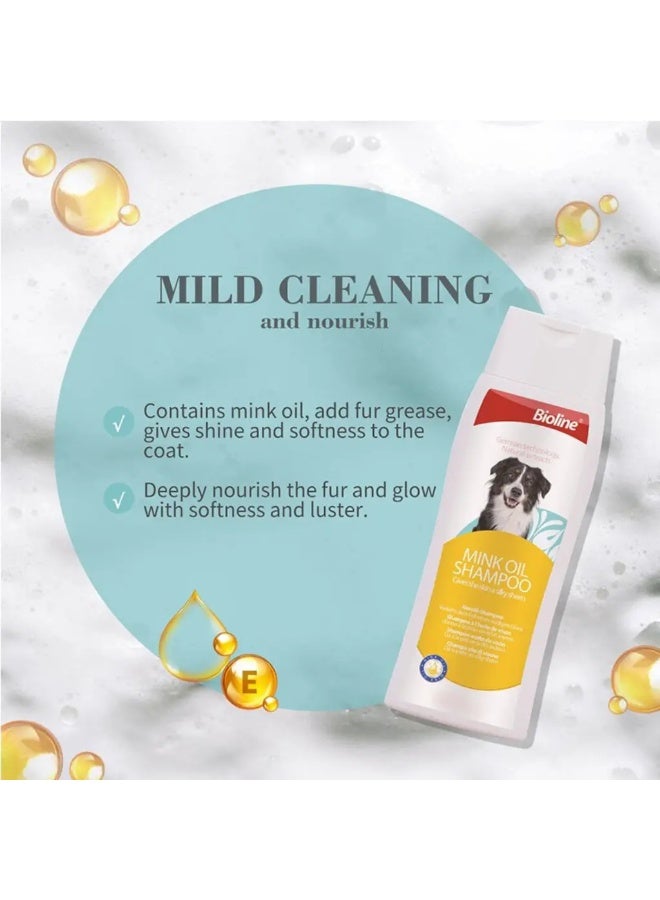 Bioline Mink Oil Dog Shampoo[Volume - 250ml] - Image 2