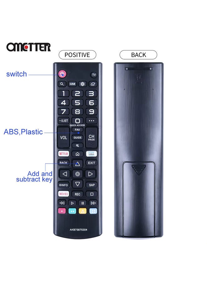 OMETTER AKB75675304 for Smart LCD LED TV Remote Control 32LM5620BPUA 32LM570BPUA 32LM620BPUA 32LM630BPUB
