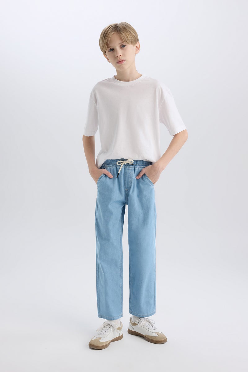 DeFacto Boy Straight Fit Straight Leg Jeans - Image 1
