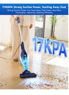 Portable Handheld Vacuum Cleaner with 17000Pa Strong Power 900mL Dust Cup, Quiet Suction- Stick Vacuum Cleaner for Wood, Carpet, Tile Floors S9- Blue - pzsku/Z7C2FFEF69DDA367CB10BZ/45/_/1740830274/4e7481ec-6b67-43ea-af7d-adf76e89ecc6